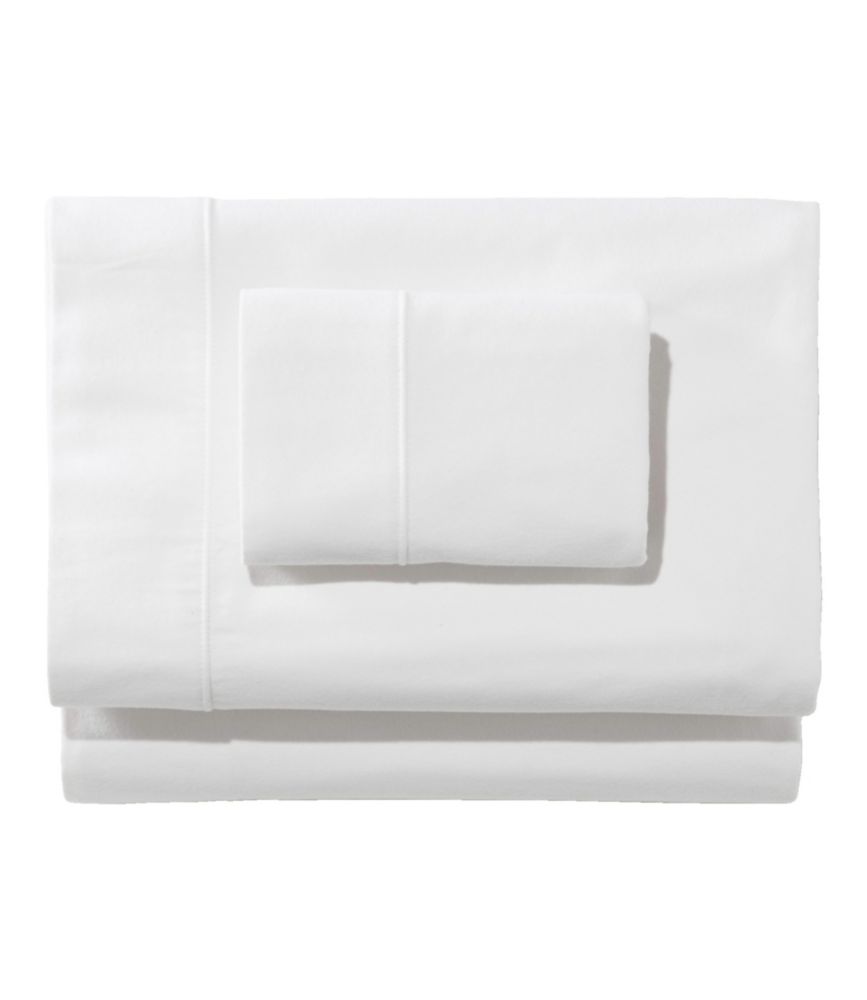 Heritage Chamois Flannel Sheet Collection, White, small image number 1