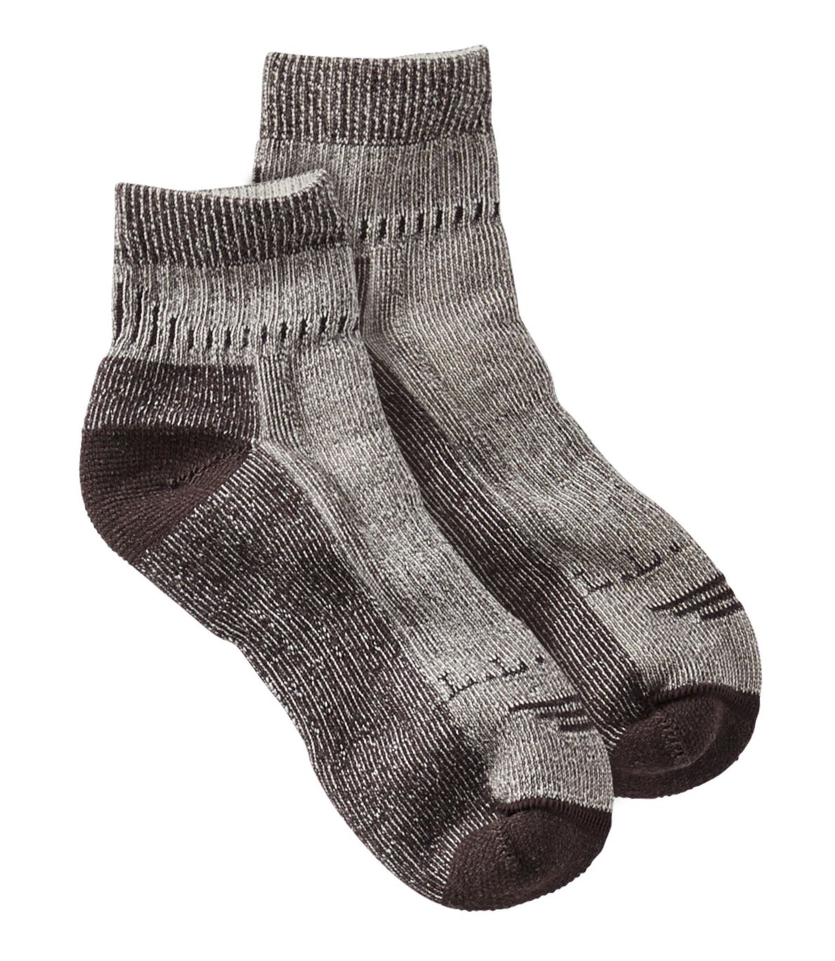 Men's Cresta Hiking Socks, WoolBlend Midweight Quarter Crew at L.L. Bean