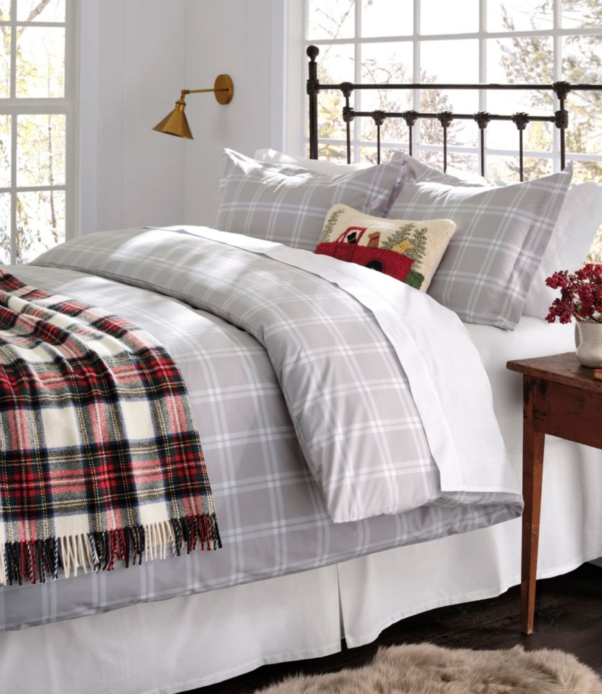 L.L.Bean Washable Wool Throw, Plaid 54" x 60", Antique Dress Stewart, small image number 6