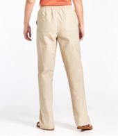 Women's Sunwashed Canvas Pants, High-Rise Straight-Leg