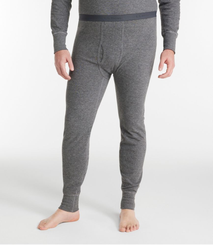 Men's Double-Layer Underwear, Pants, Charcoal Heather, small image number 4