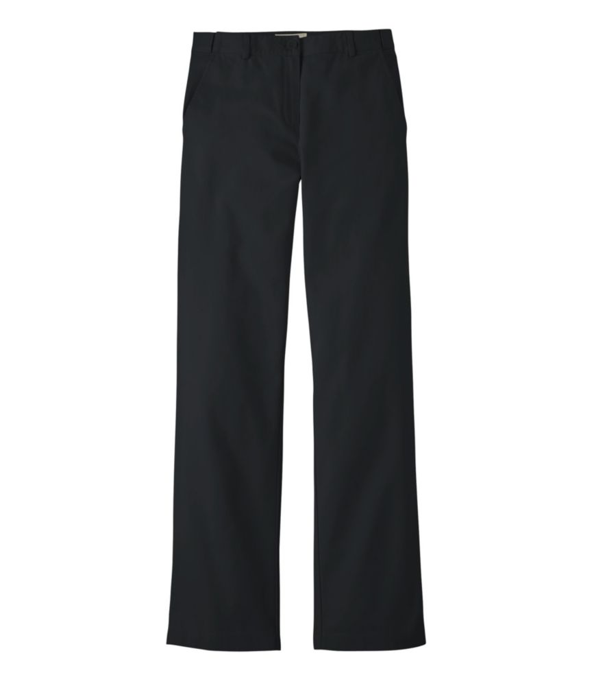 Women's Wrinkle-Free Bayside Pants, High-Rise Hidden Comfort Waist Straight-Leg