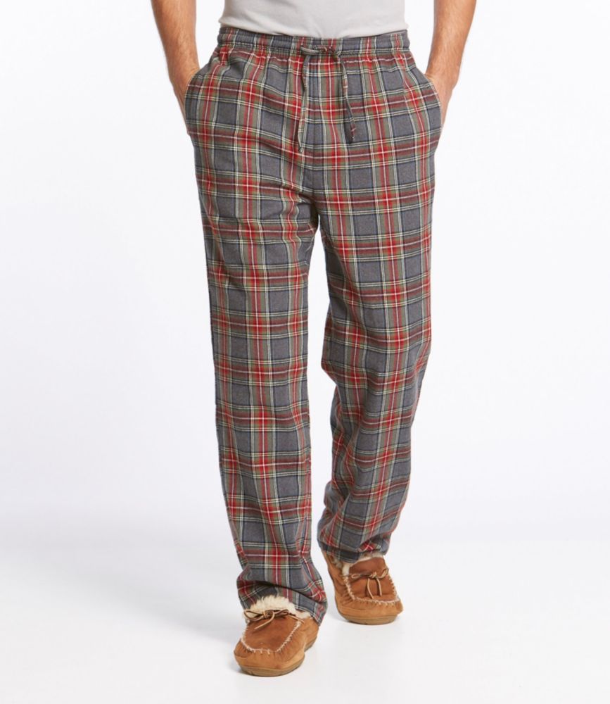 Men's Scotch Plaid Flannel Sleep Pants, Princess Mary, small image number 2