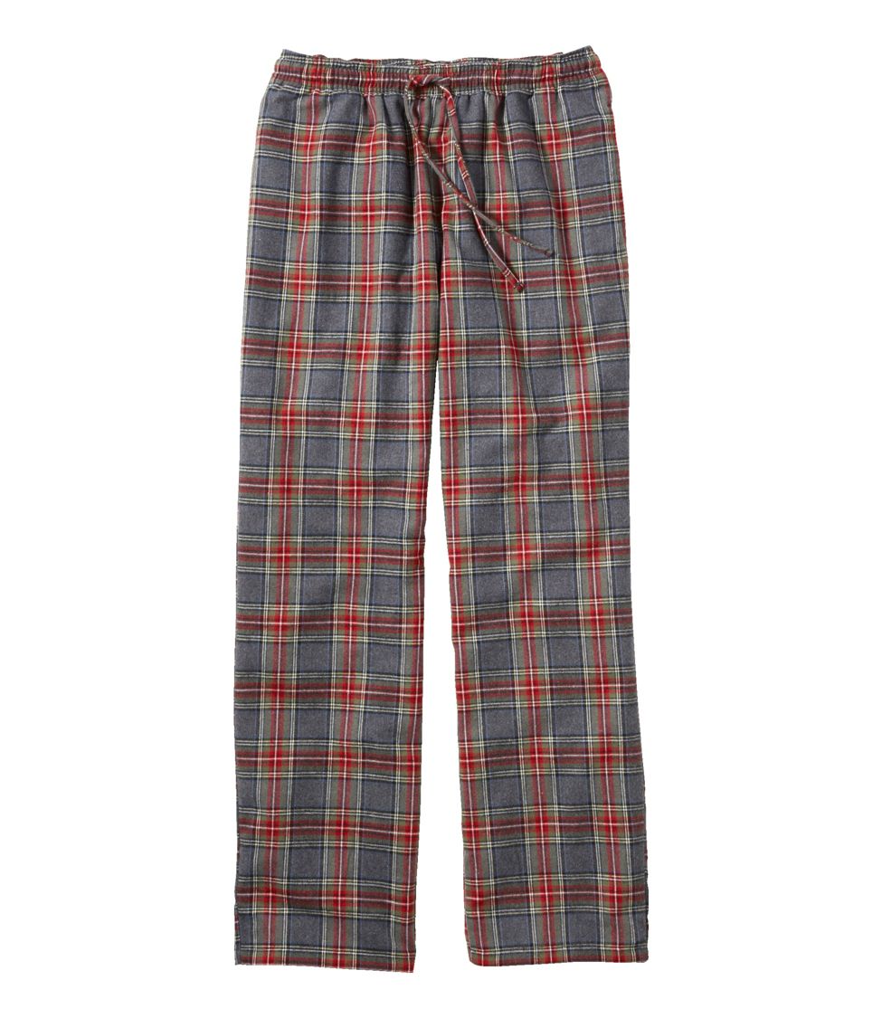 Tall Men's Pajama Bottom: Flannel, 3 Plaid Colors Available - Tall Lengths  –