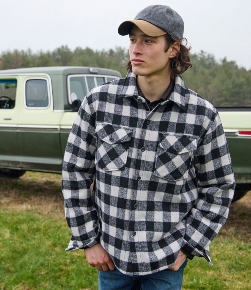 Men's Maine Guide Shirt with PrimaLoft, Cobalt/Black, small image number 6