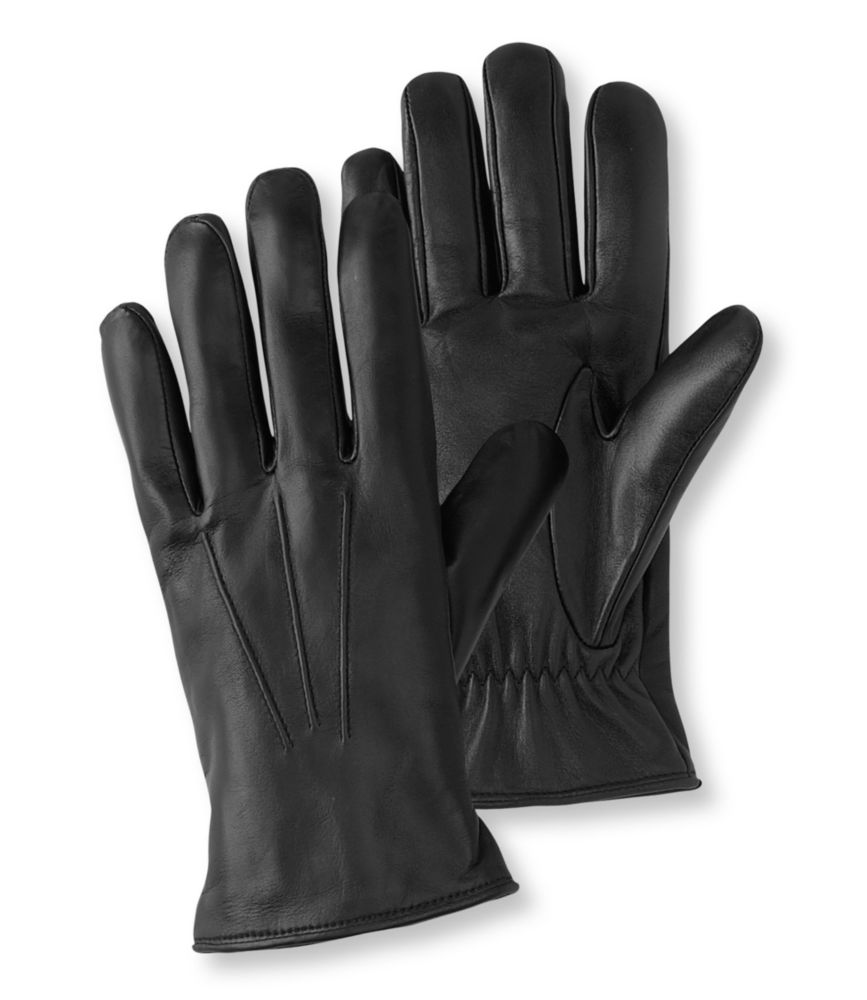 mens leather gloves touch screen