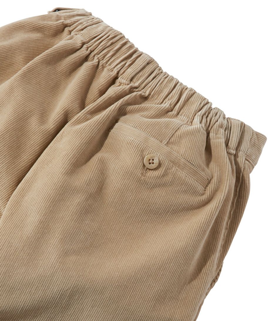 Gihuo Mens Seniors Classic Fit Fleece Lined Elastic Waist Corduroy Pant