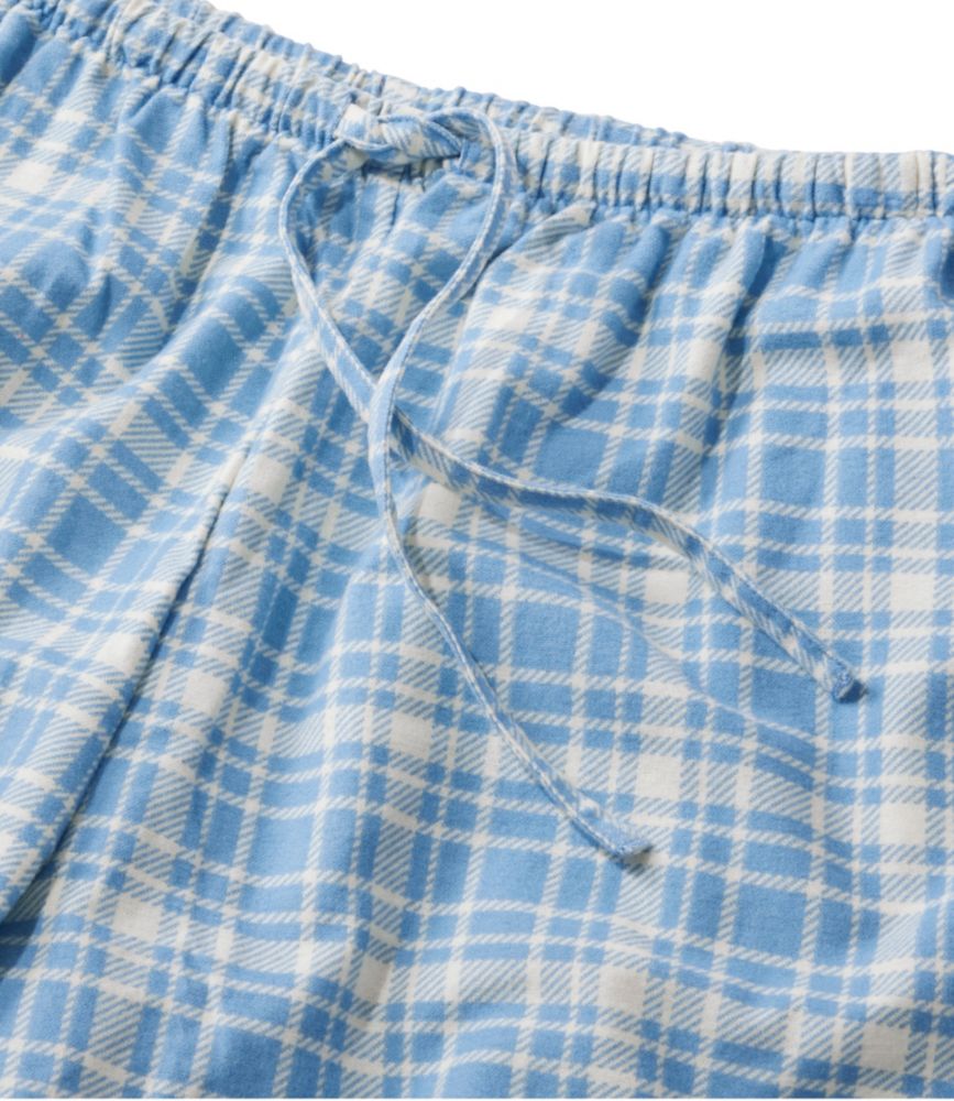 Women's Cozy PJ Set, Blue Turquoise Plaid, small image number 4