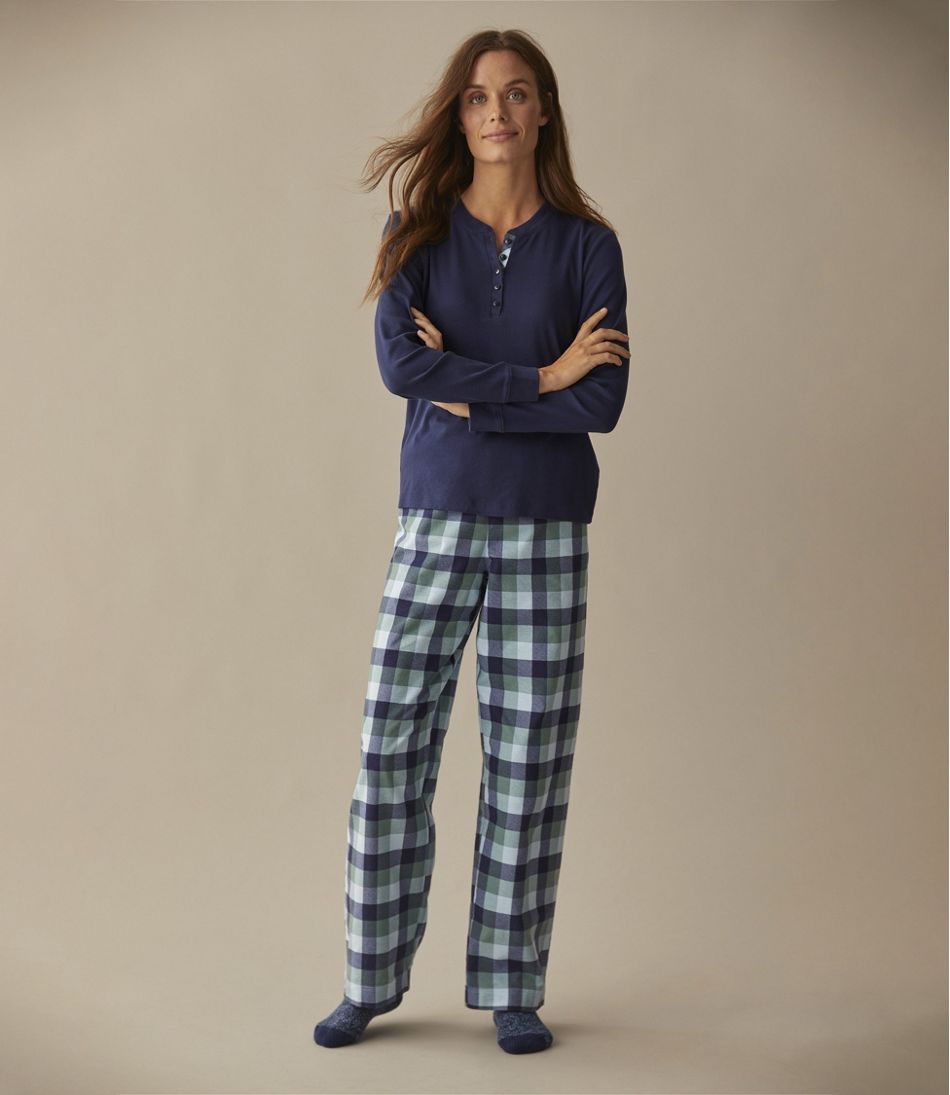 Striped Print Women's Summer Pajama Set Long Sleeve Ladies