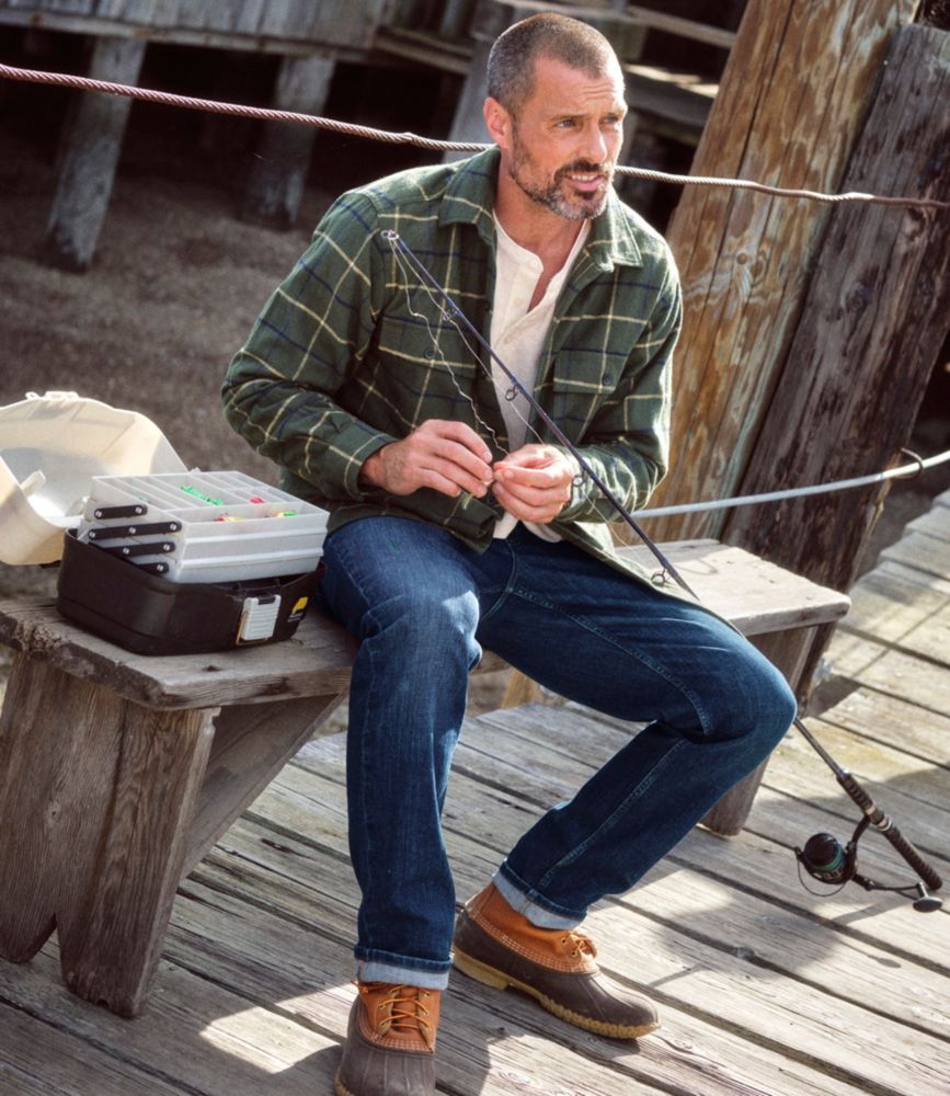 Men's Chamois Shirt, Traditional Fit, Plaid, Apple Cinnamon, small image number 13