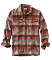 Men's Katahdin Performance Flannel Shirt-Jacket, Hi-Pile Fleece-Lined Plaid