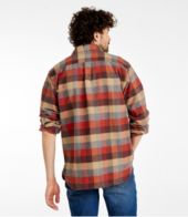 Llbean Flannel Shirtmen's Casual Plaid Hooded Shirt - Spring Zippered  Batik Flannel