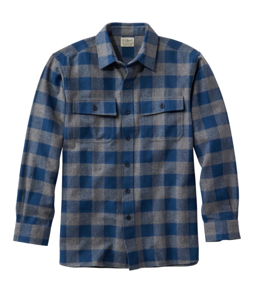 Men's Chamois Shirt, Traditional Fit, Plaid Chamois shirt for men