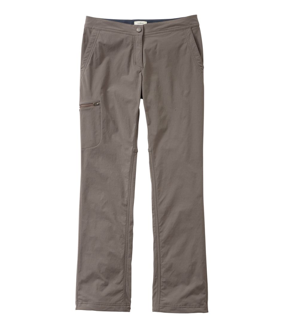 Women's Comfort Trail Pants, Mid-Rise Straight-Leg Lined | Pants at L.L ...
