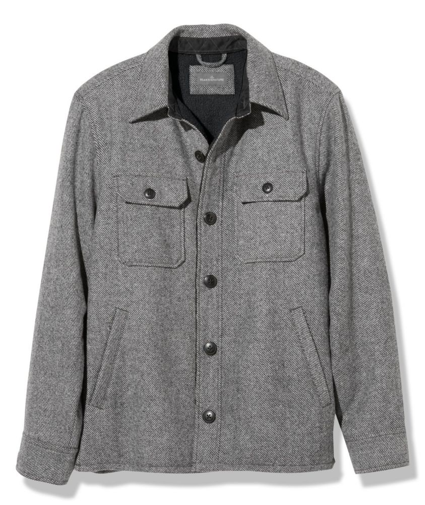 mens shirt jacket wool