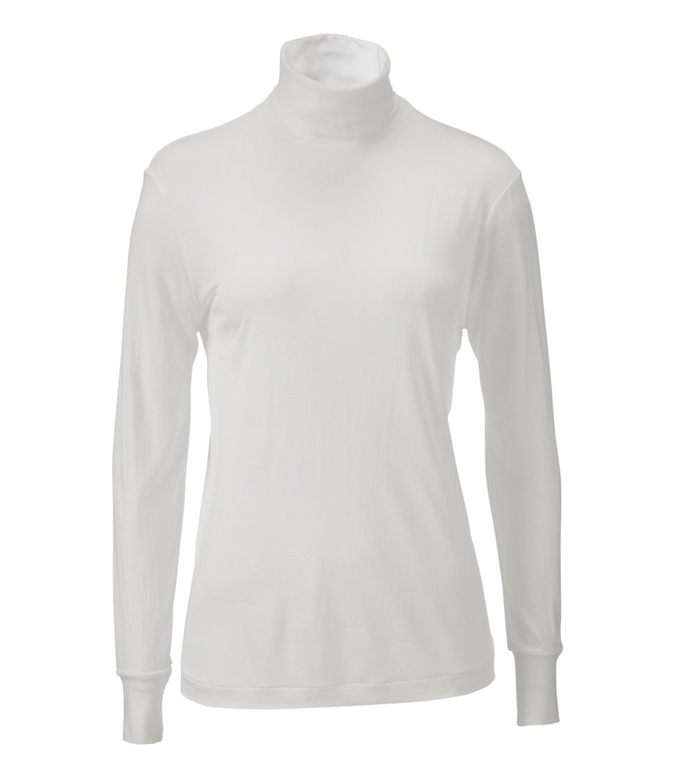 Woolen Silk - Long-Sleeved Turtle Neck Top