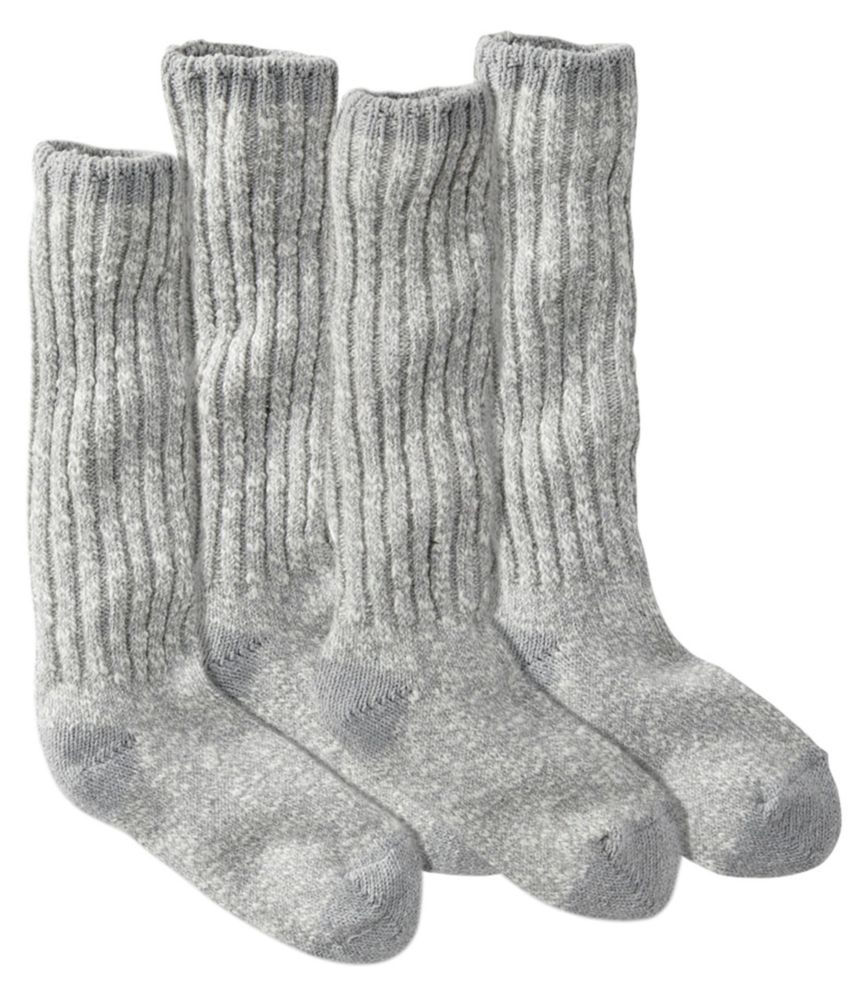 Women's Cotton Ragg Camp Socks,TwoPack Socks at L.L.Bean