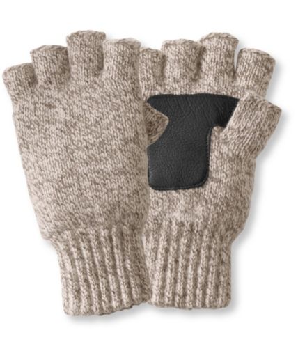 Ragg Wool Fingerless Gloves