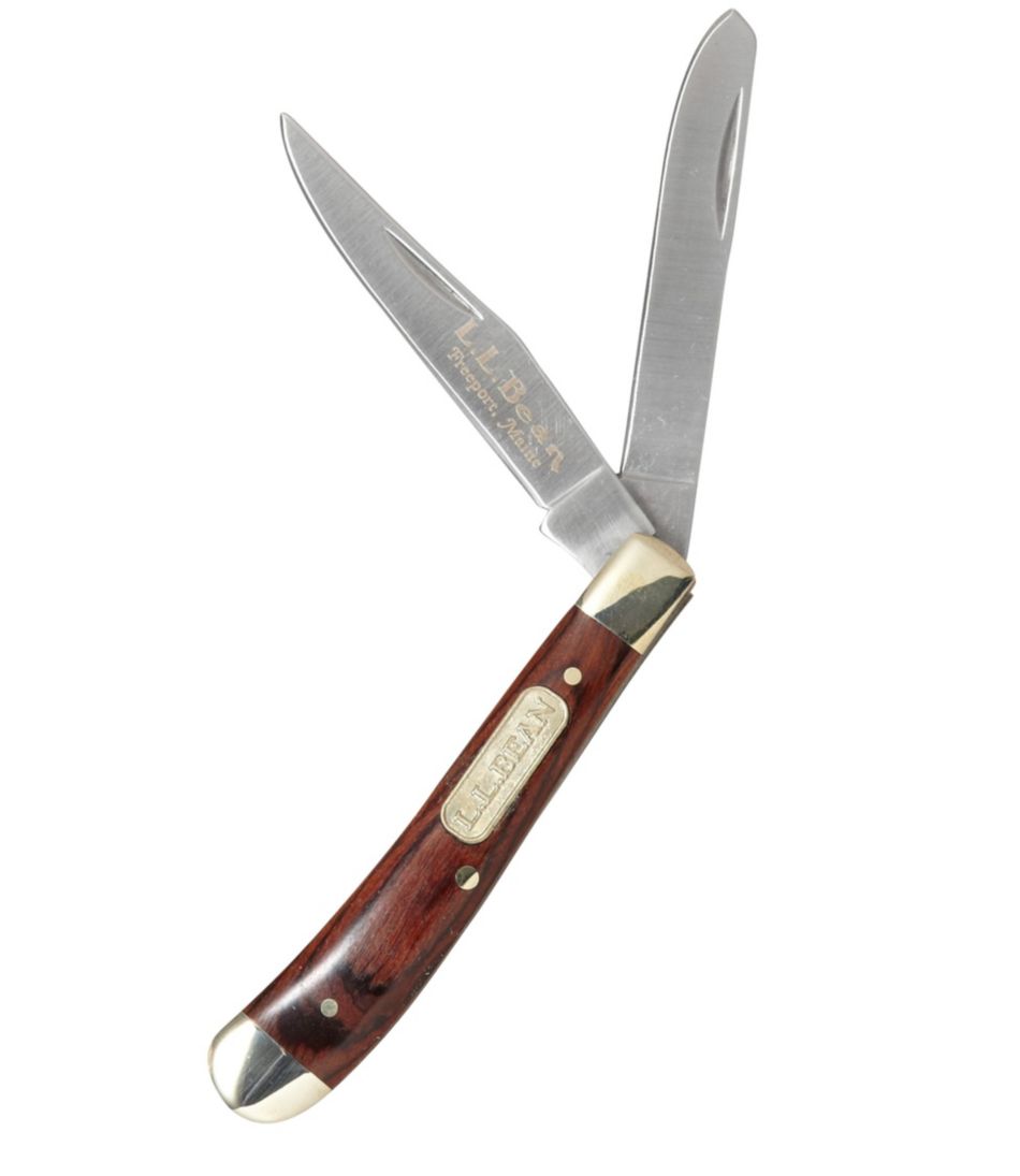 L.L.Bean Stacked Leather Hunting Knife