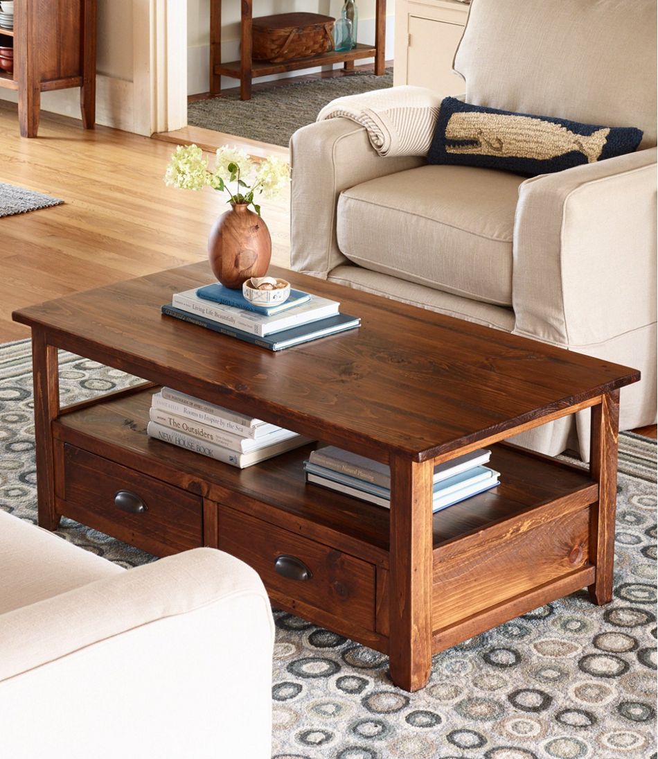 How to make a coffee table look rustic