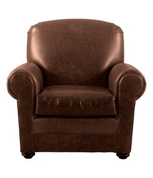 L.L.Bean Leather Lodge Chair