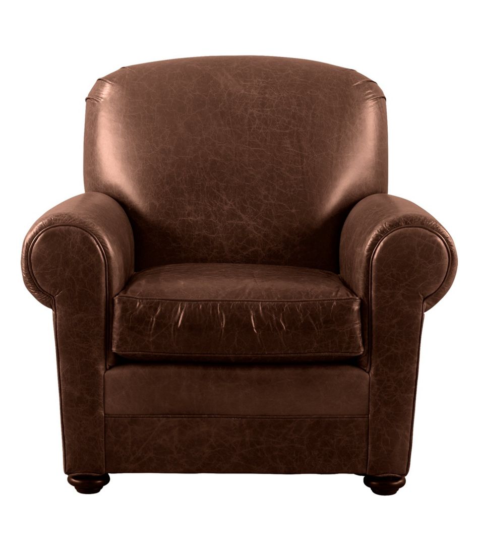 L L Bean Leather Lodge Chair
