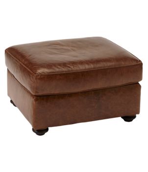 L.L.Bean Leather Lodge Ottoman