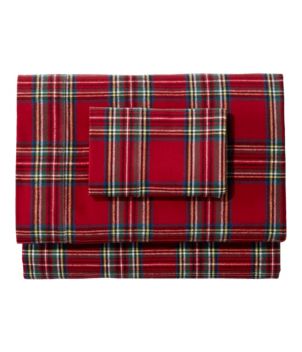 Heritage Chamois Flannel Sheet Collection, Plaid