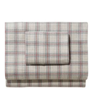 Heritage Chamois Flannel Sheet Collection, Plaid