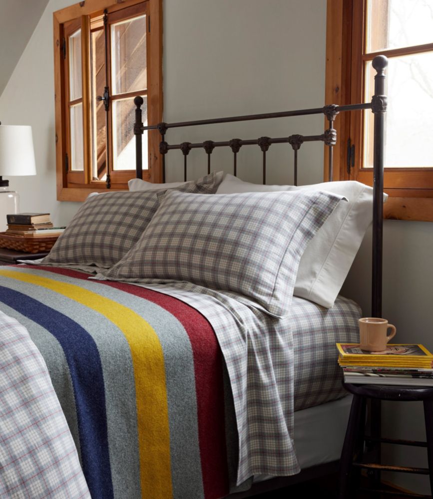 Heritage Chamois Flannel Sheet Collection, Plaid, Royal Stewart Tartan, small image number 5