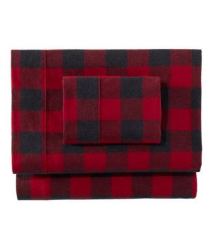 Heritage Chamois Flannel Sheet Collection, Plaid