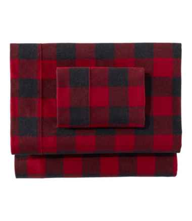 Heritage Chamois Flannel Sheet Collection, Plaid
