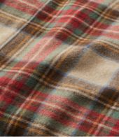 La Rochelle Traditional Flannel Sheet Set Grey/RED Plaid Calking