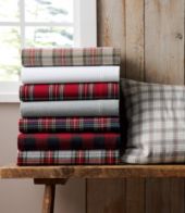  La Rochelle 11002 Traditional Flannel Sheet Set Plaid,  California King, Grey/Red : Home & Kitchen
