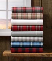  La Rochelle 11002 Traditional Flannel Sheet Set Plaid,  California King, Grey/Red : Home & Kitchen