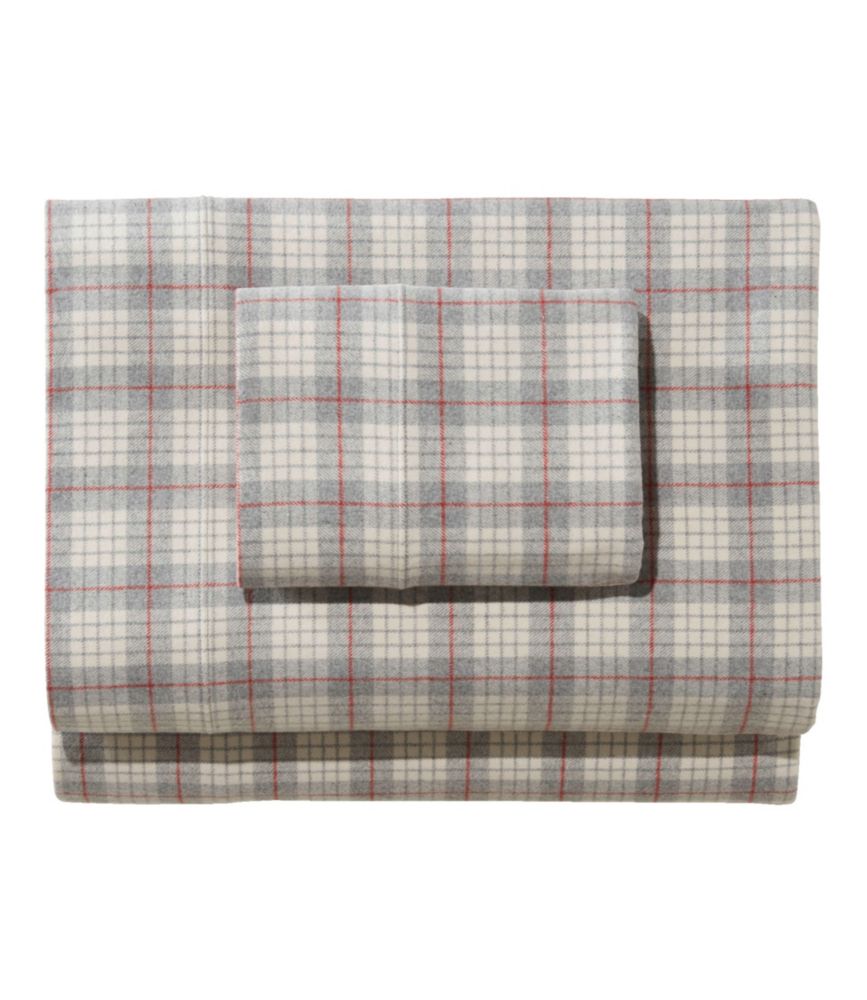 Heritage Chamois Flannel Sheet Collection, Plaid