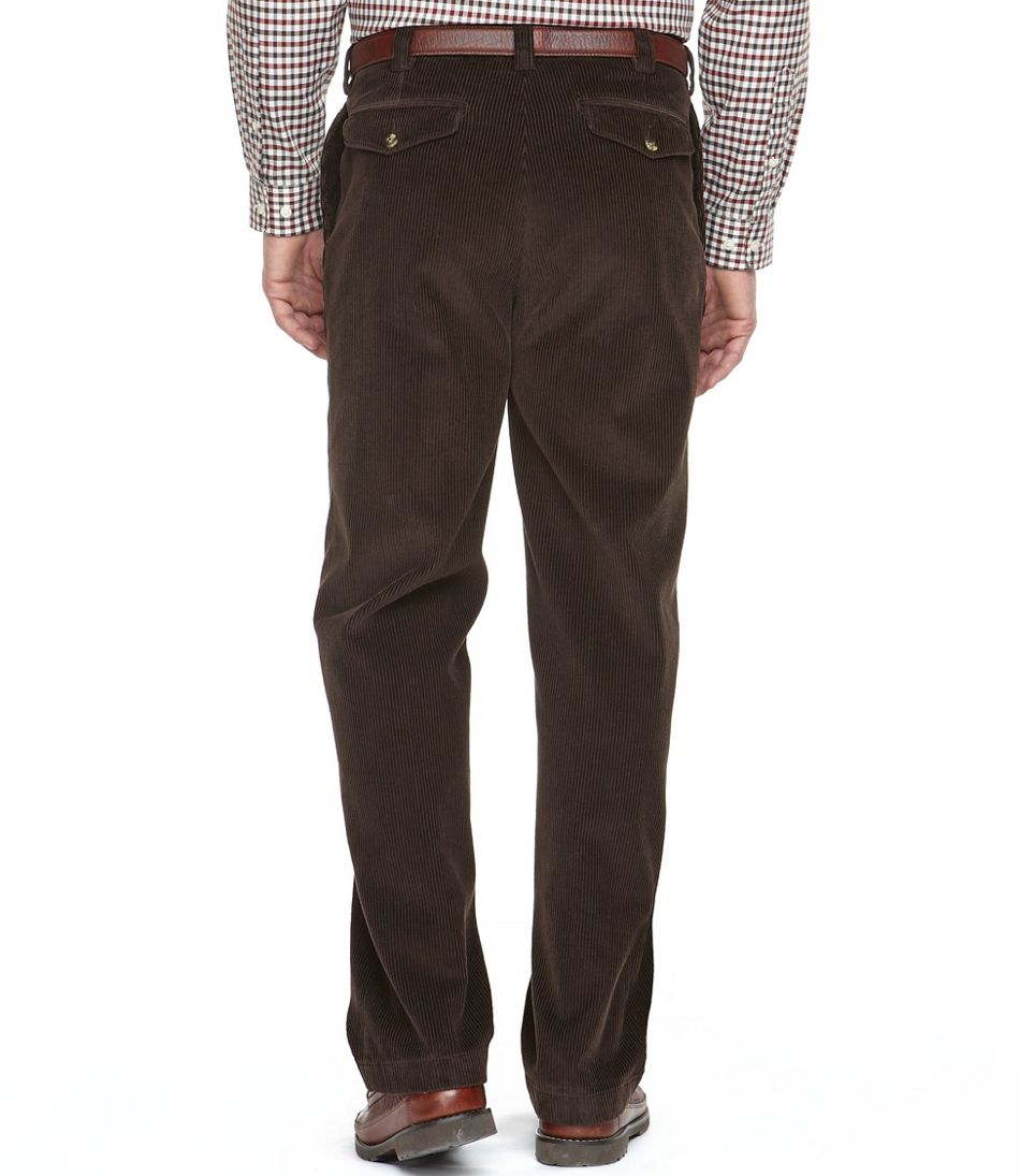 Men's Wrinkle-Free Corduroy Pants, Classic Fit Pleated | at L.L.Bean