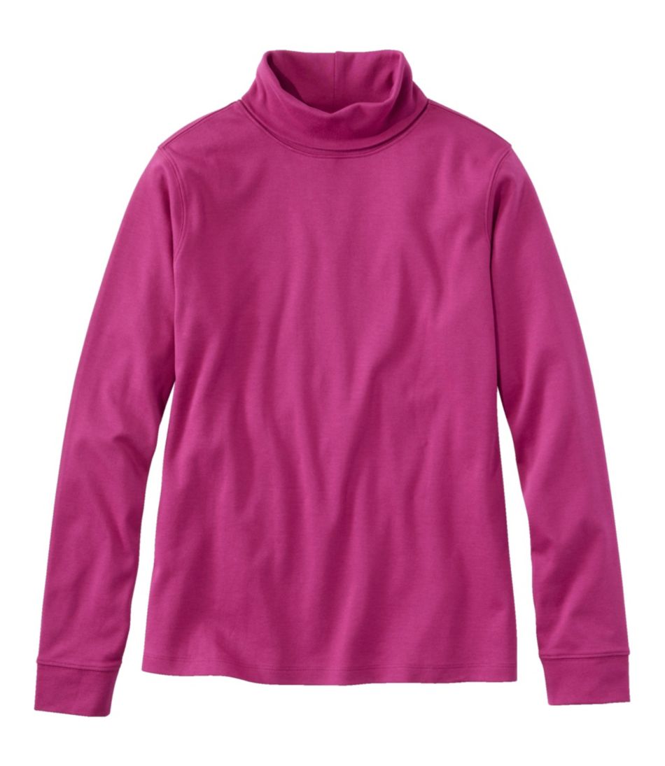 Women's L.L.Bean Interlock Turtleneck, Long-Sleeve | Shirts & Tops at L ...