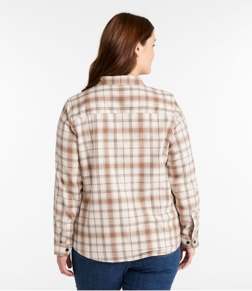 Women's Scotch Plaid Flannel Shirt, Relaxed, Angus, small image number 3