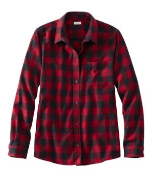 Women's Scotch Plaid Flannel Shirt, Relaxed