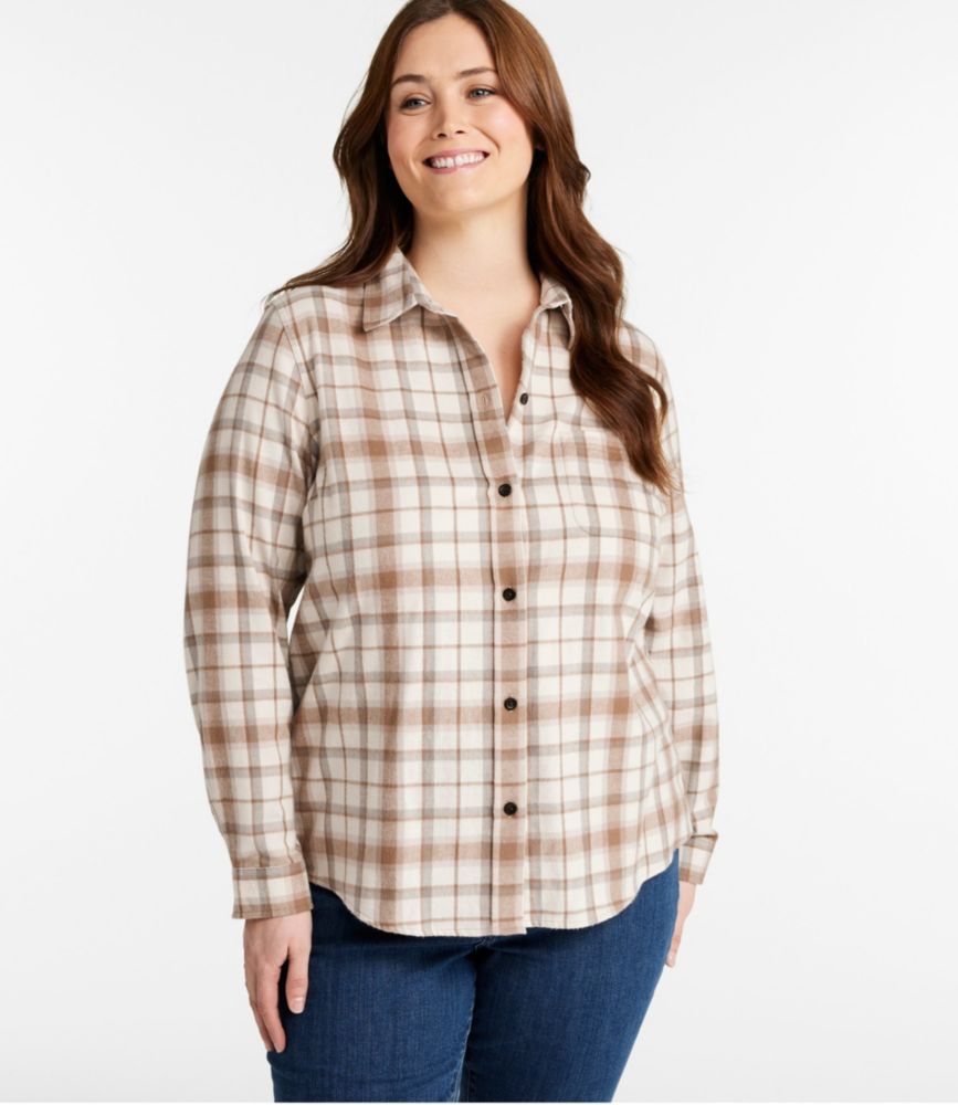 Women's Scotch Plaid Flannel Shirt, Relaxed