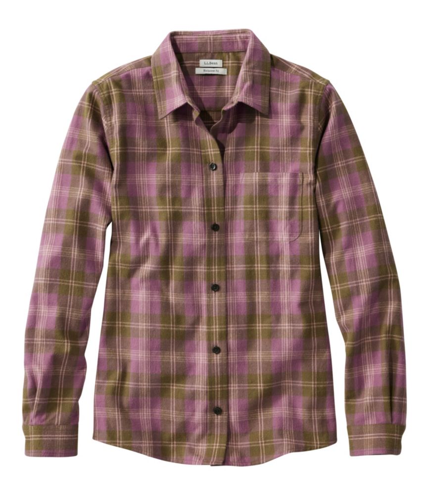 Women's Scotch Plaid Flannel Shirt, Relaxed