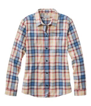 Women's Scotch Plaid Flannel Shirt, Relaxed