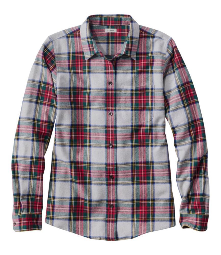 Women's Scotch Plaid Flannel Shirt, Relaxed