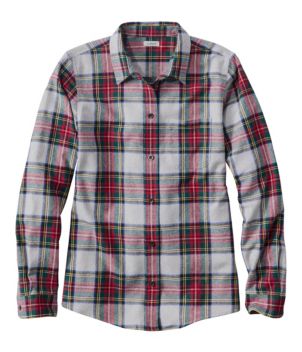 Women's Scotch Plaid Flannel Shirt, Relaxed