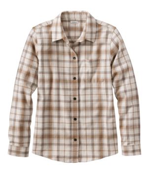Women's Scotch Plaid Flannel Shirt, Relaxed