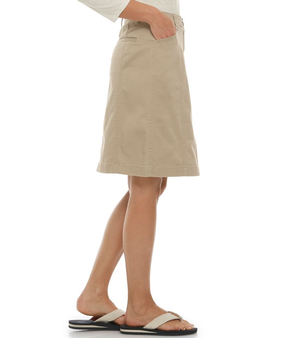 Women's Easy-Stretch Skirt, Twill