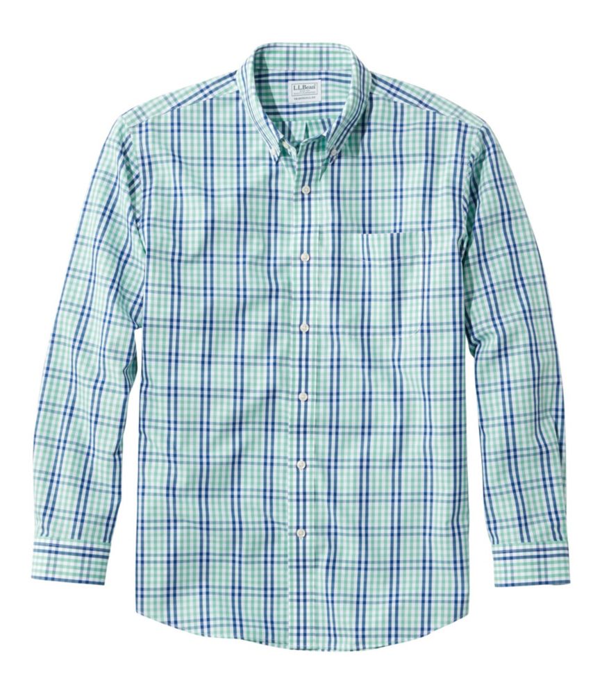 Men's WrinkleFree Vacationland Sport Shirt, Traditional Fit Gingham