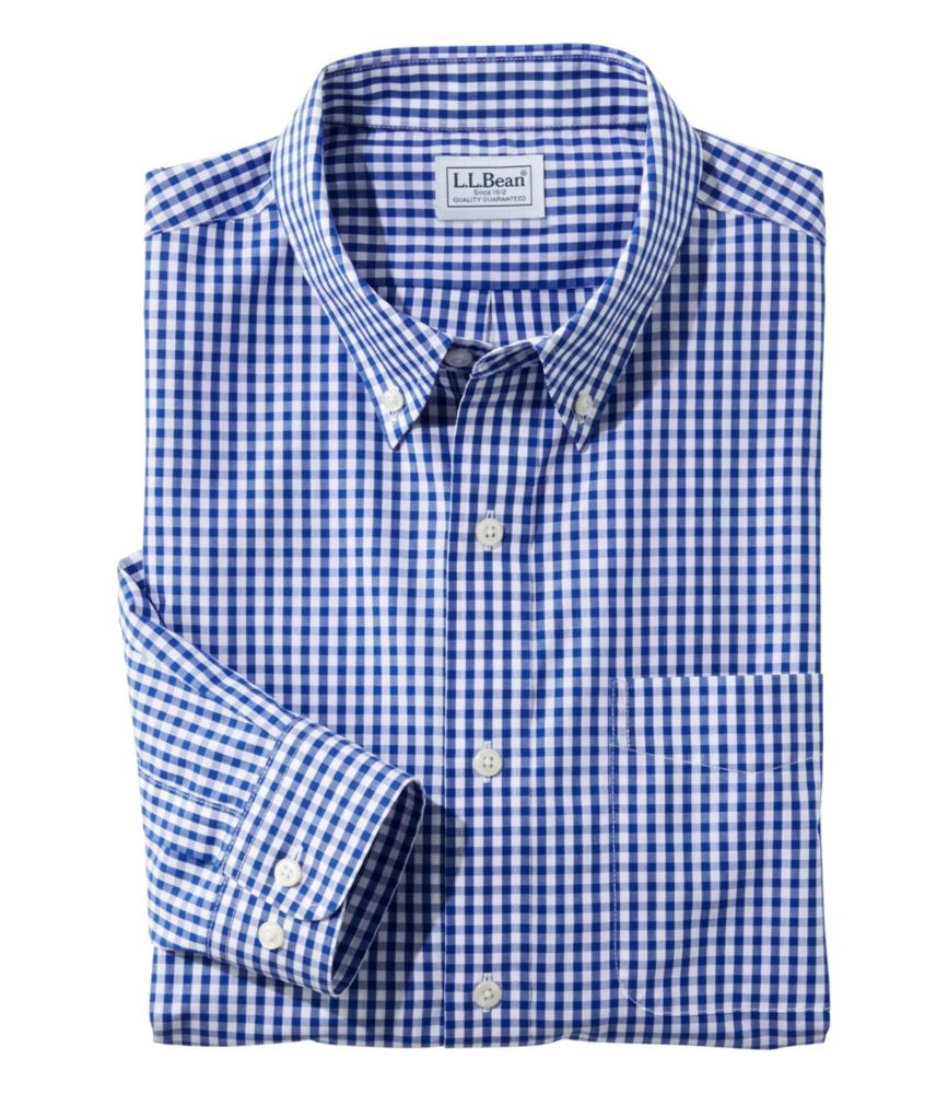 Men's WrinkleFree Vacationland Sport Shirt, Traditional Fit Gingham