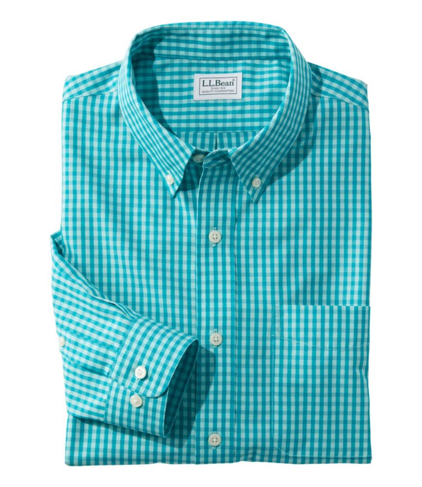 Men's WrinkleFree Vacationland Sport Shirt, Traditional Fit Gingham